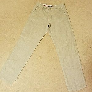 Men's H&M Light Gray Linen Pants